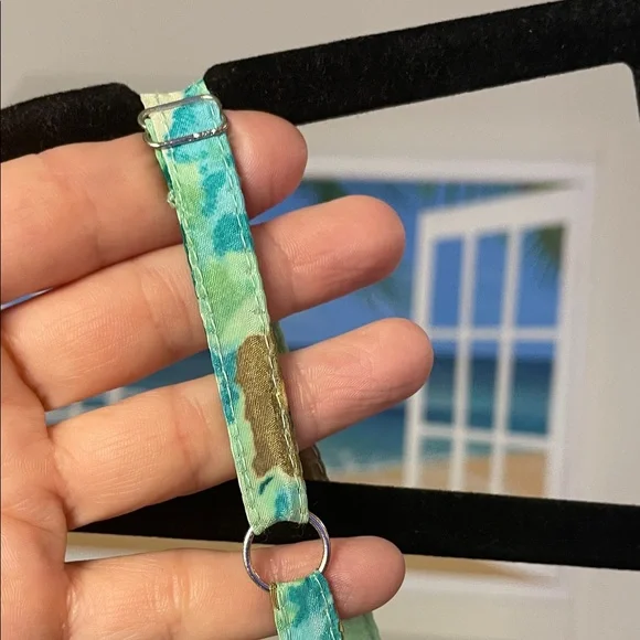 Chic Geometric Maxi Dress with Bow Detail - Picture 7 of 8